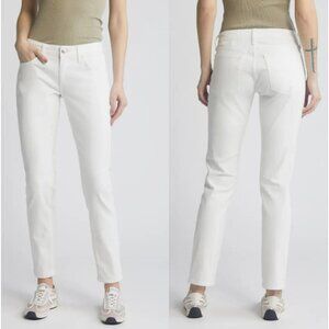 NWT New Joe's Jeans Pennie Straight Leg Stretch Off White Jeans SIze 26